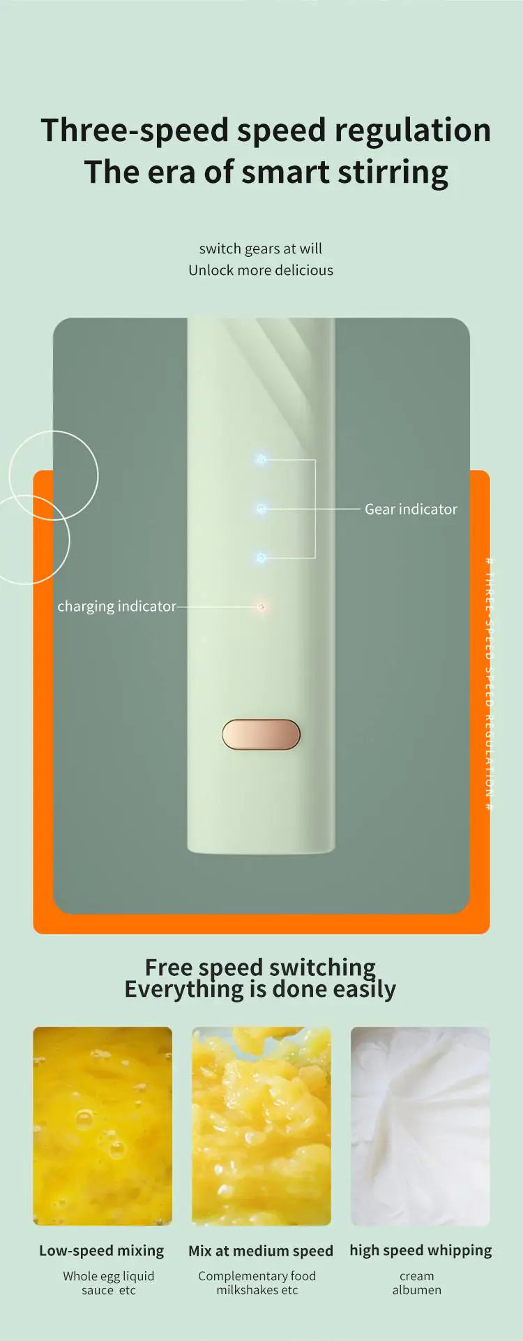 Mini Batidora Eléctrica